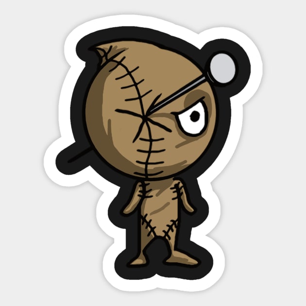 Voodoo Doll Sticker by Hellustrations